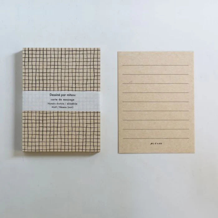 Gift cards by Mitsou - Polka Dots and Checkered (20 cards per pack) - Hands On Workshop