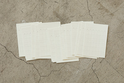 MIDORI new Notebooks Calendar stickers - Date Free