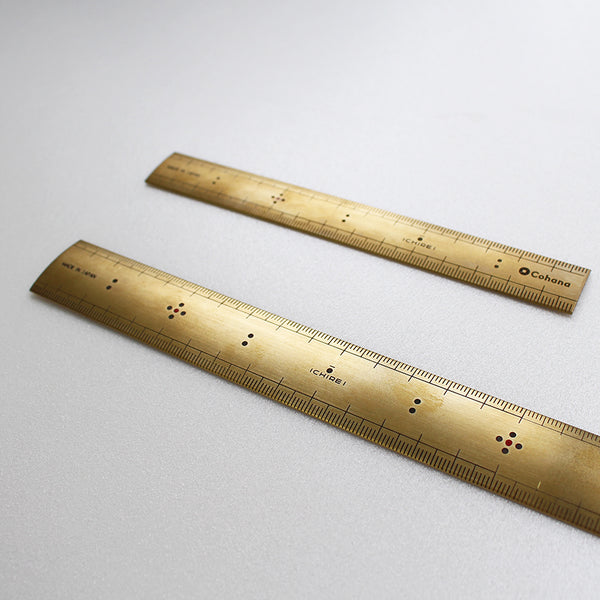 Cohana Brass Rulers
