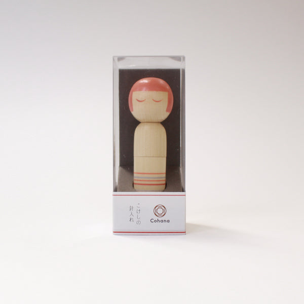 Kokeshi doll needle case