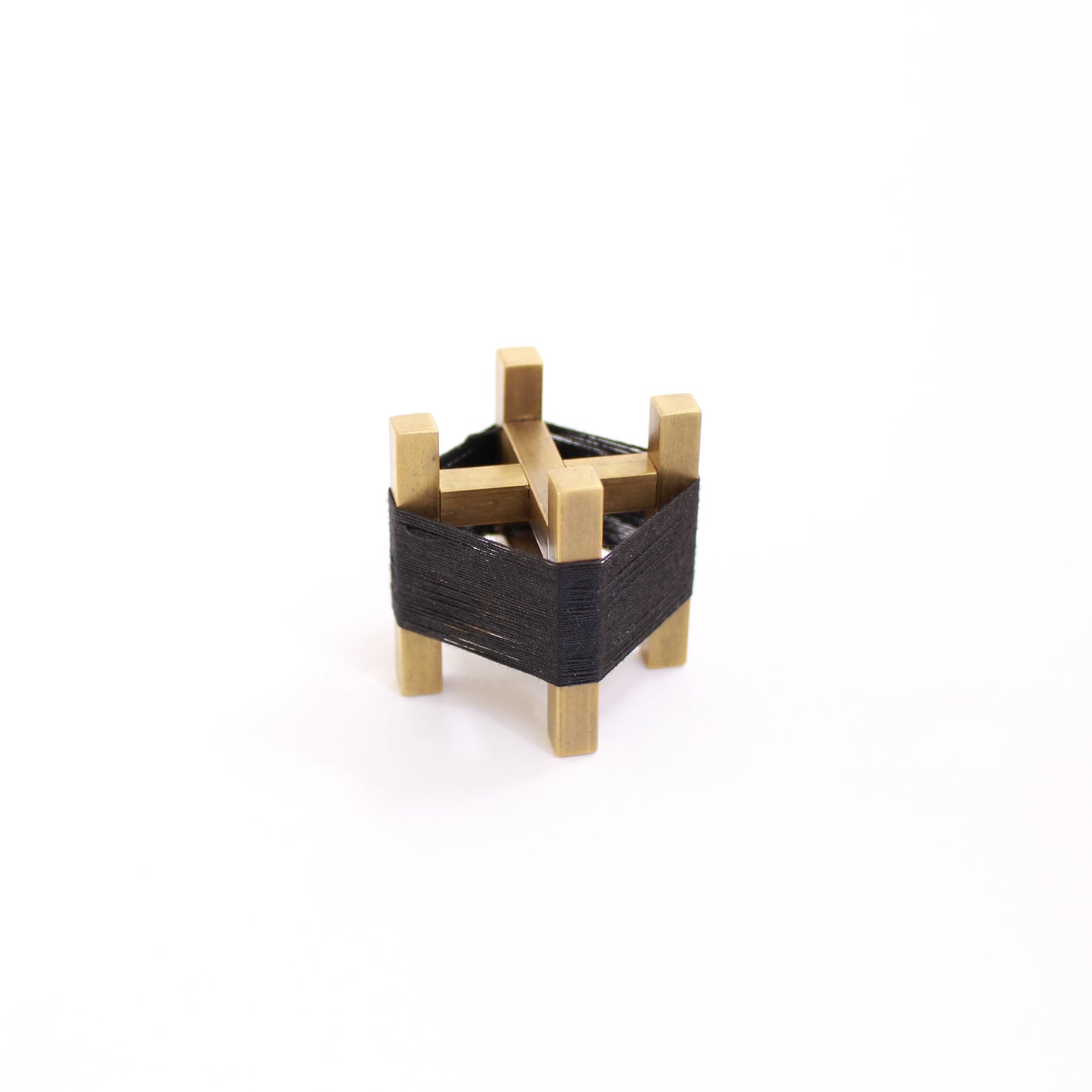 Small Brass Odamaki Thread Spool - Hands On Workshop