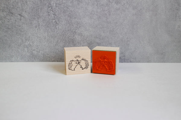 Rubber stamps by Momoro: Hedgehog series