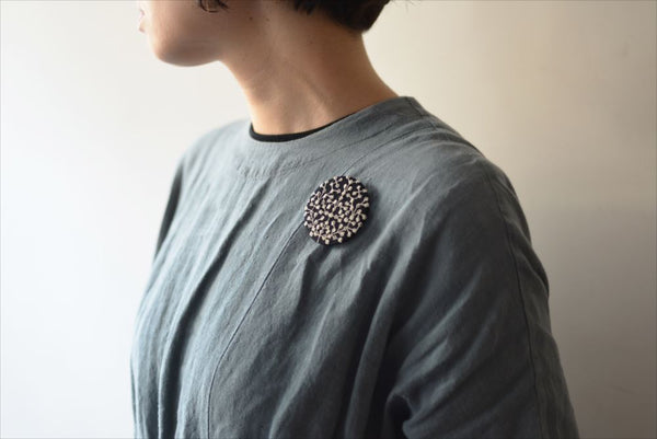 Classiky Embroidered Brooches by Reiko Oka
