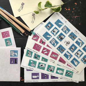 Rakui Hana - Stamp Sticker Collection