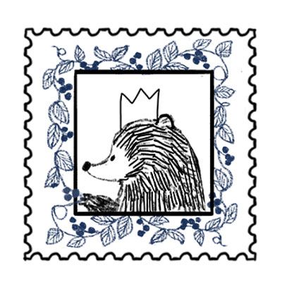 Rubber stamps by Momoro: Hedgehog series