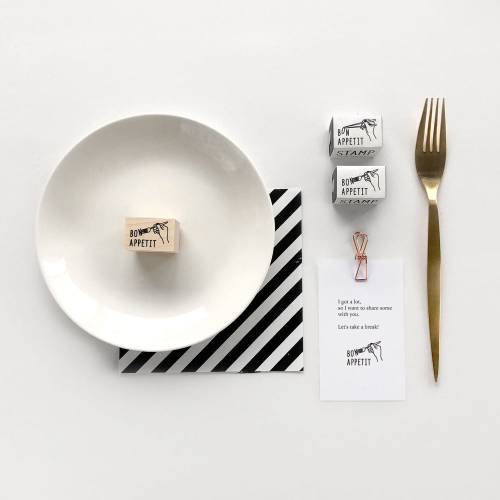 Rubber stamps by Knoop Works: Bon Appetit - Hands On Workshop
