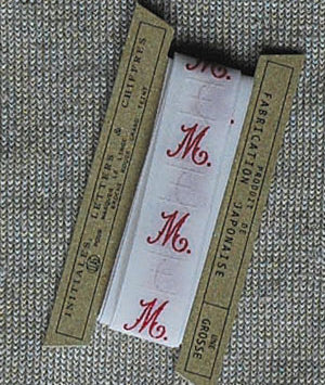 Embroidered Letter Ribbon A-M - Hands On Workshop