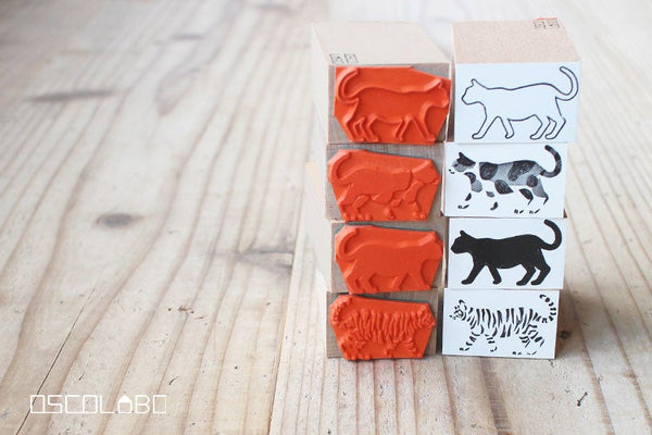 Rubber stamp by Osco Labo - Tiger stamp