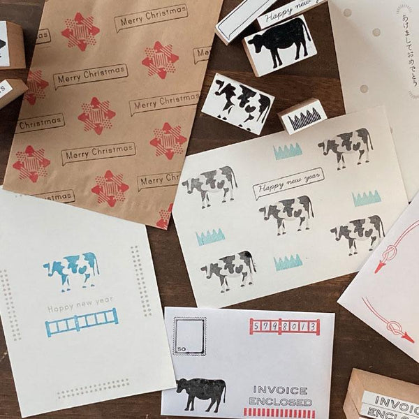 OSCOLABO Cow Stamps