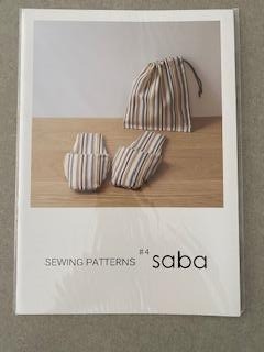 Sewing pattern -  SABA slipper and bag by Roll