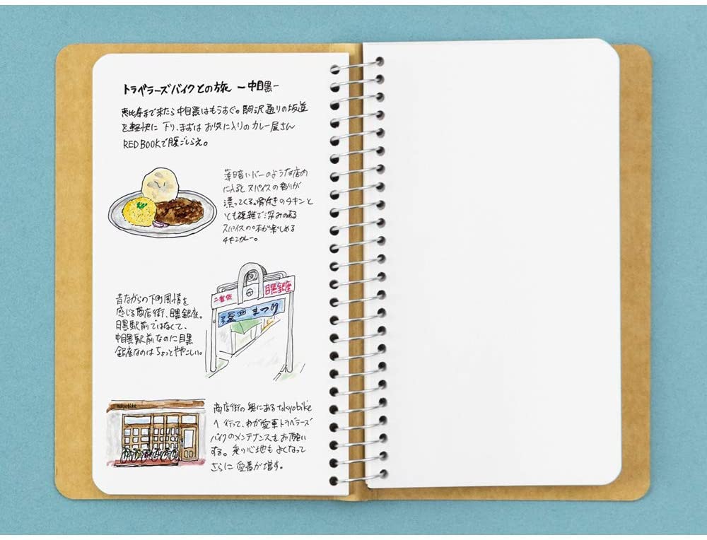 Spiral Ring Notebook A6 Slim Unlined MD White 15242006 - Hands On Workshop