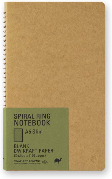 Spiral Ring Notebook A5 Slim Unlined DW Craft 15244006