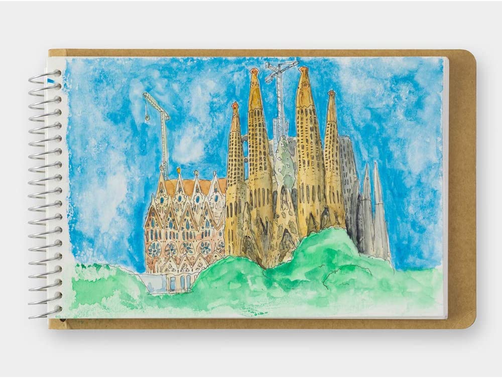 Spiral Ring Notebook B6 Watercolor Paper 15253006 - Hands On Workshop