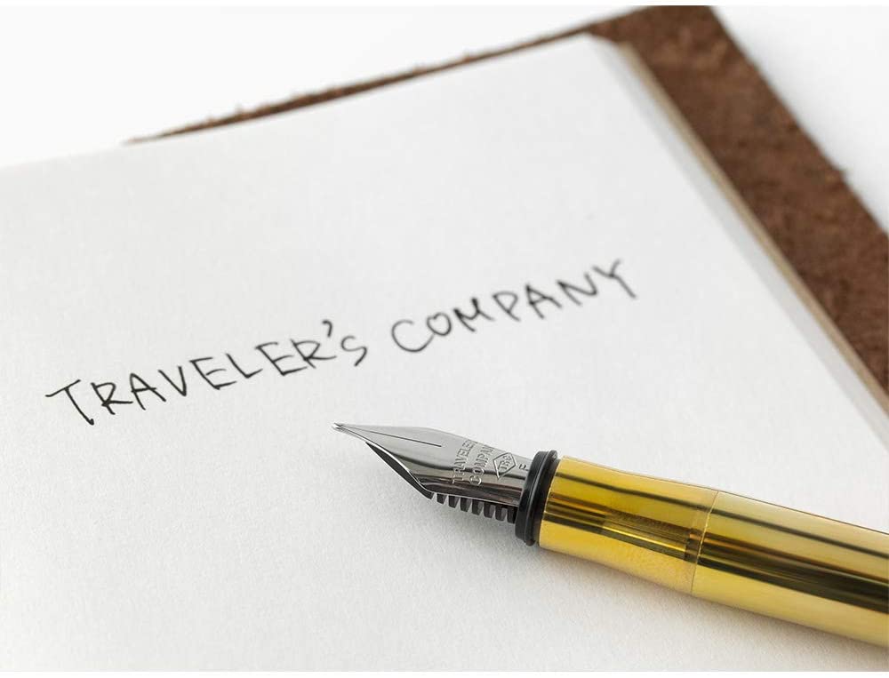 Brass fountain pen solid brass 38076006 - Hands On Workshop