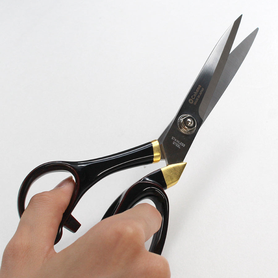 Sewing Shears with Lacquered Handles and Gold Leaf Tamenuri