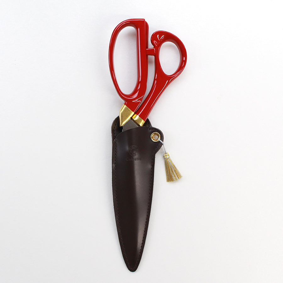 Sewing Shears with Lacquered Handles and Gold Leaf Shunuri - product detail