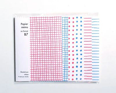 Classiky mitsou B7 Memo Pads, 30 Sheets - Hands On Workshop