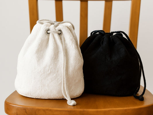 Tateito to Yokoito - Acacia Linen Drawstring Bag