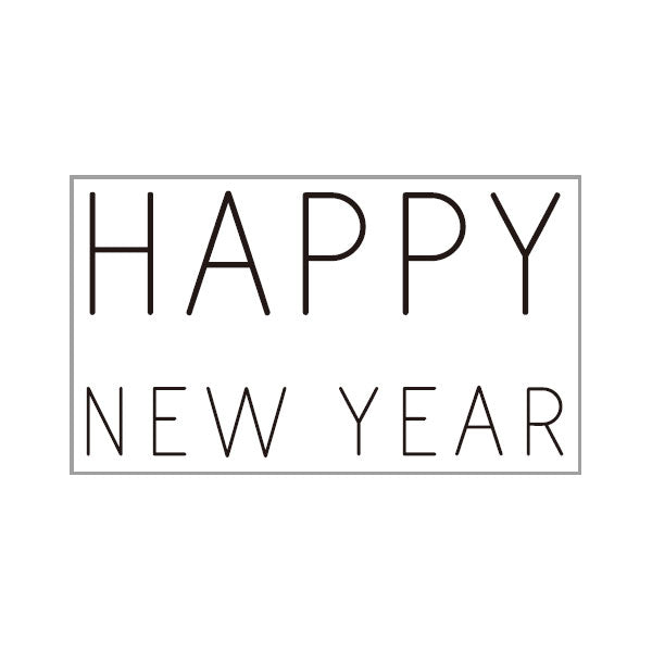 OSCOLABO ブロックメッセージスタンプ NEW YERA