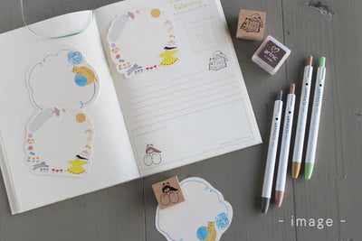 cotori cotori Die-Cut Card Life with Cats COTORI-CARD-04 - Hands On Workshop