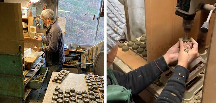 cohana コハナ 淡路瓦の針やすめ 45-300 しろ 45-301 もくたん かわいい ソーイング 大人 おしゃれ 日本製 ギフト お返し 手芸用品 裁縫道具 おうち時間