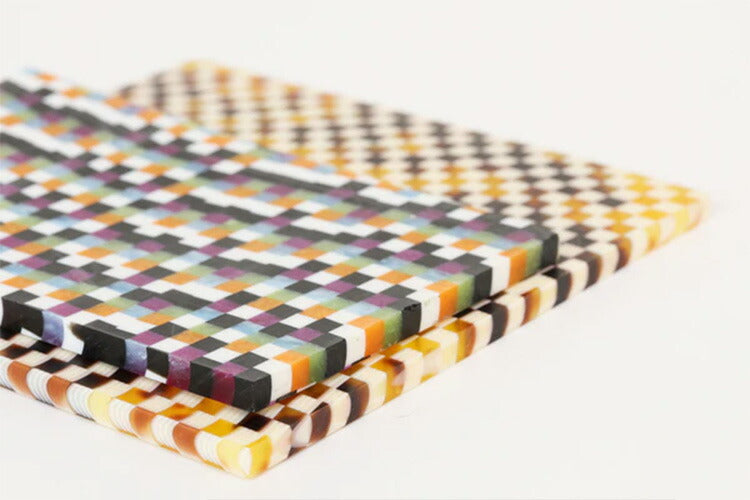 cohana コハナ 鯖江のニードルマインダー いろどり市松 あめいろ市松 針置き 針休め マグネット 幾何学模様 市松模様 小さい ミニ ピンクッション 針山 日本製 プレゼント ギフト 手芸用品 裁縫道具 かわいい おしゃれ