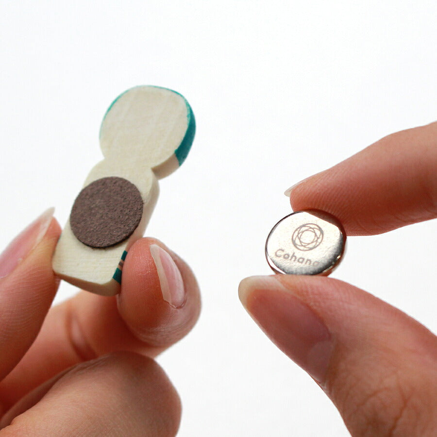 COHANA Kokeshi Needle Minder in use