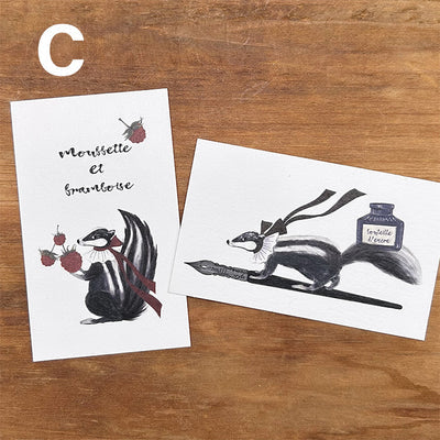 Kino Toriko Card Set ABCD Cards 2 Designs x 5 of Each, 10 Cards - Hands On Workshop