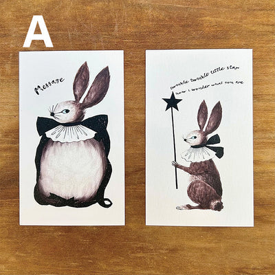 Kino Toriko Card Set ABCD Cards 2 Designs x 5 of Each, 10 Cards - Hands On Workshop