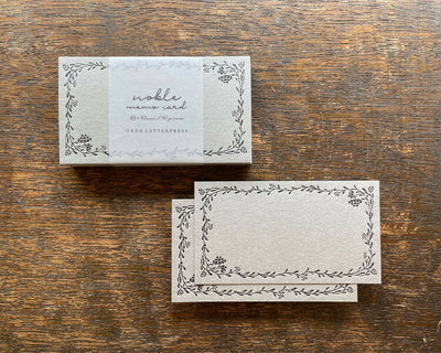 OEDA LETTERPRESS Memo card Noble - Hands On Workshop