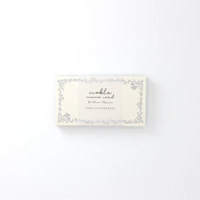 OEDA LETTERPRESS Memo card Noble - Hands On Workshop