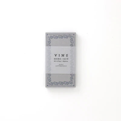 Oeda Letterpress Memo Card Vine - Hands On Workshop