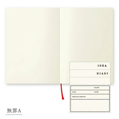 Midori NEW Notebooks Paperback Renewal Edition - H148 x W105 x D10mm