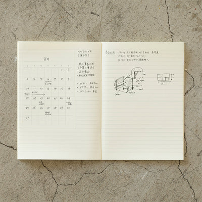 MIDORI new Notebooks Calendar stickers - Date Free