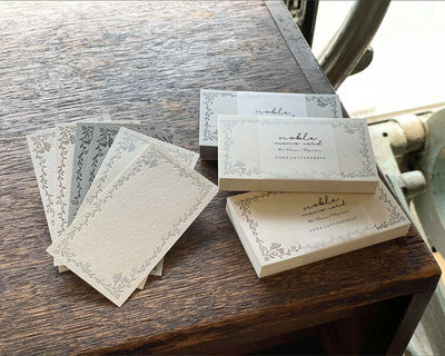 OEDA LETTERPRESS Memo card Noble - Hands On Workshop