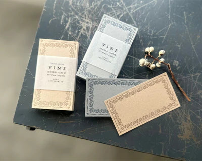 Oeda Letterpress Memo Card Vine - Hands On Workshop