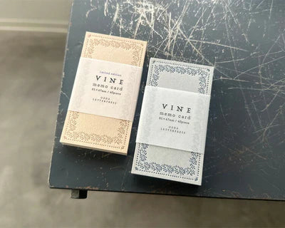 Oeda Letterpress Memo Card Vine - Hands On Workshop