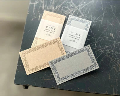 Oeda Letterpress Memo Card Vine - Hands On Workshop
