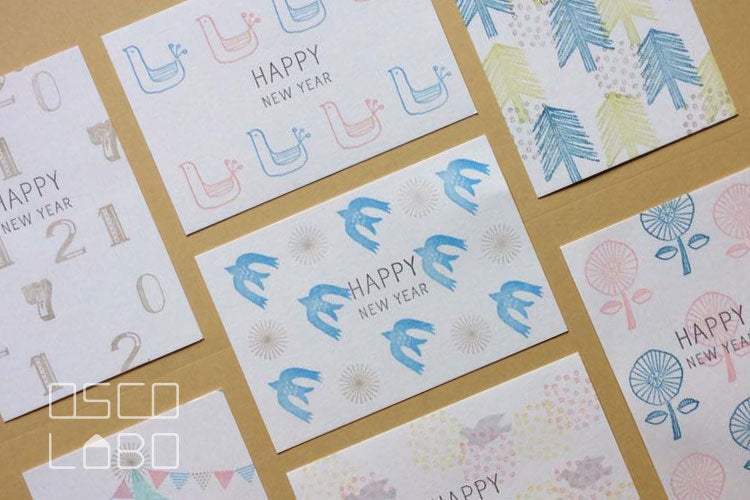 OSCOLABO ブロックメッセージスタンプ NEW YERA