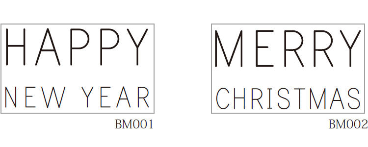 OSCOLABO ブロックメッセージスタンプ NEW YERA