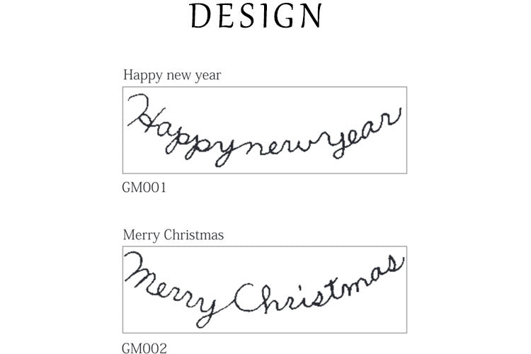 OSCOLABO スタンプ メッセージ ガーランド