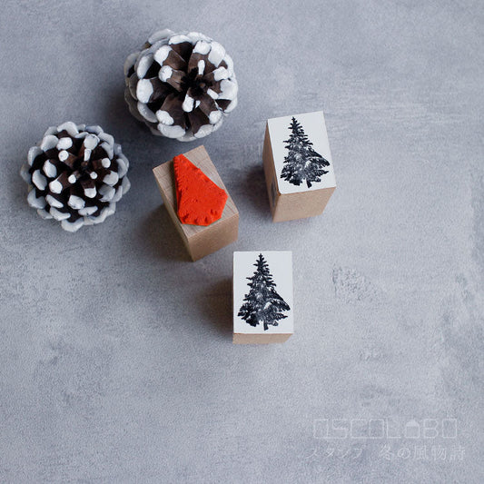 OSCOLABO スタンプ 冬の風物詩 クリスマスツリー
