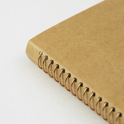 Traveler's Company Spiral Ring Notebook, A6 Slim, Unruled, DW Craft