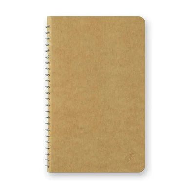 Traveler's Company Spiral Ring Notebook, A6 Slim, Blank, MD White