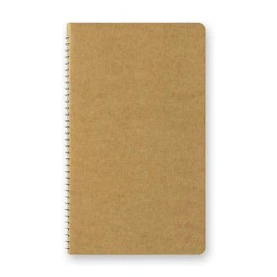 Traveler's Company Spiral Ring Notebook, A5 Slim, Blank, MD White