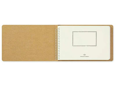 Traveler's Company Spiral Ring Notebook, B6, Blank, MD White