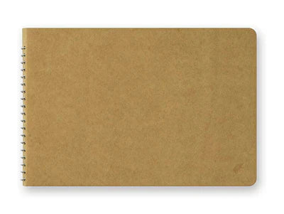 Traveler's Company Spiral Ring Notebook, B6, Blank, MD White