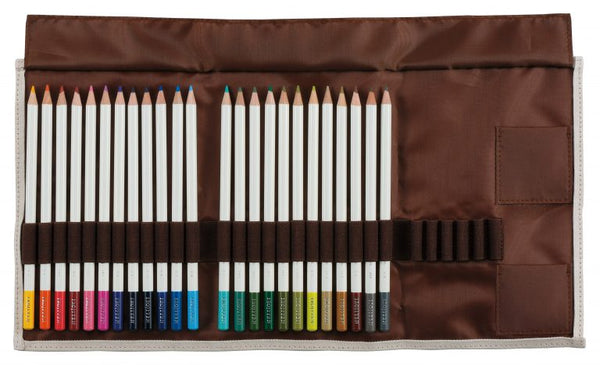 Tombow Irojiten Farbiger Bleistift Wrap - Set von 24 Farben Limitierte Auflage