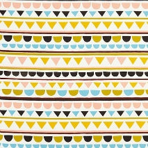 Fabrics by FIQ: Flags-pink - Hands On Workshop