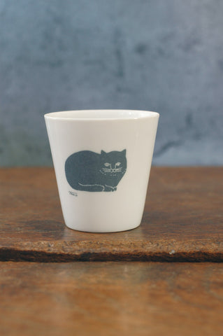 Classiky - Blue Cat Eggshell Cup